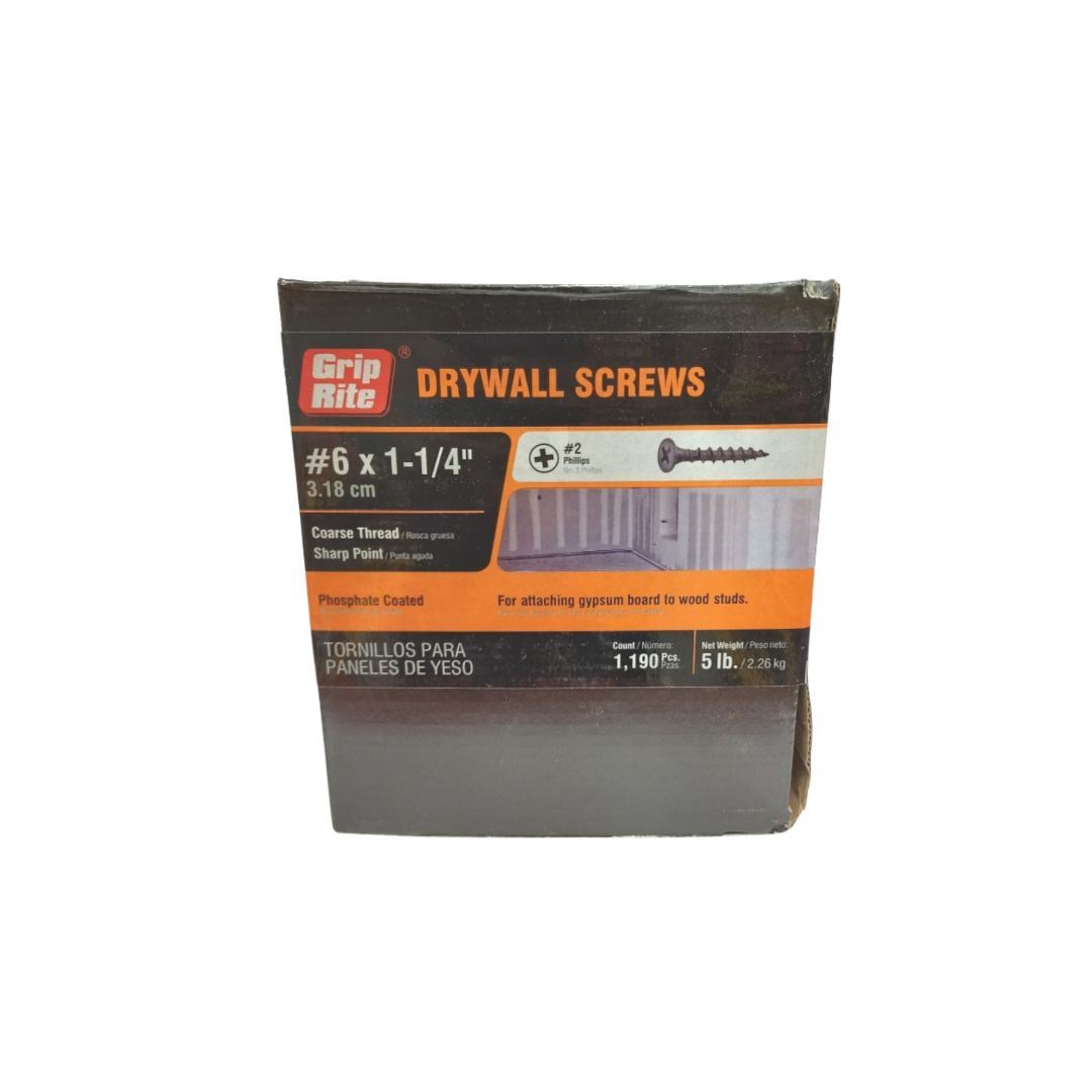 Sheetrock Screws 1 1/4 In X 6 C 5 Lb