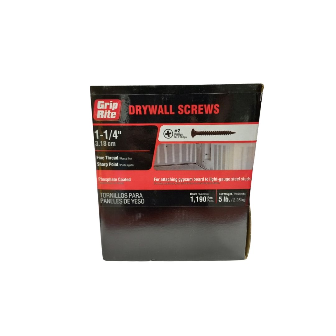 Sheetrock Screws 1 1/4 In X 6F 5 Lb