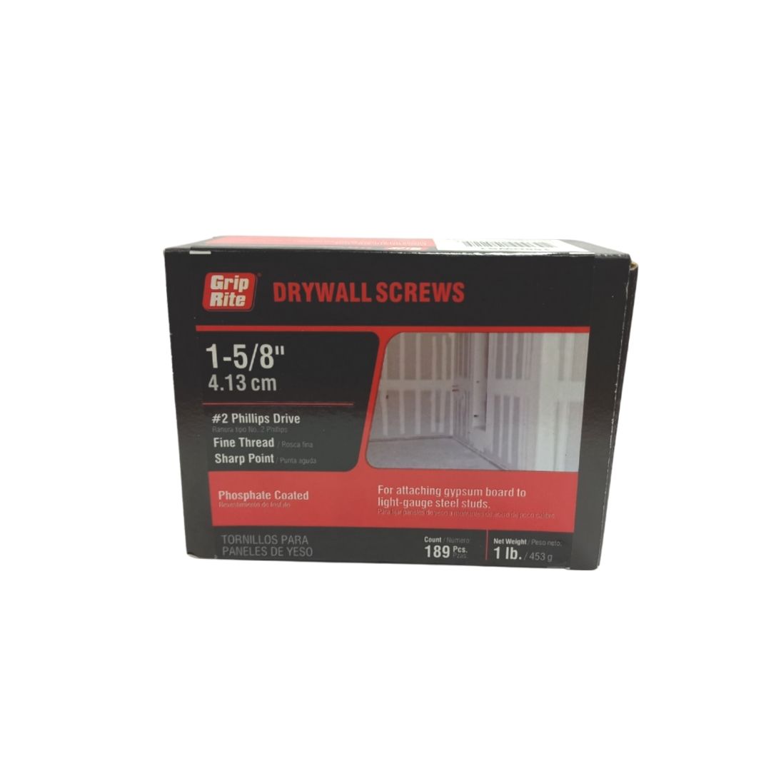 Sheetrock Screws 1 5/8 In X 6F 1 Lb