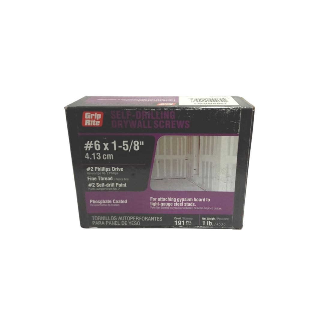 Metal Sheetrock Screws 1 5/8 In X 6 In 1 Lb