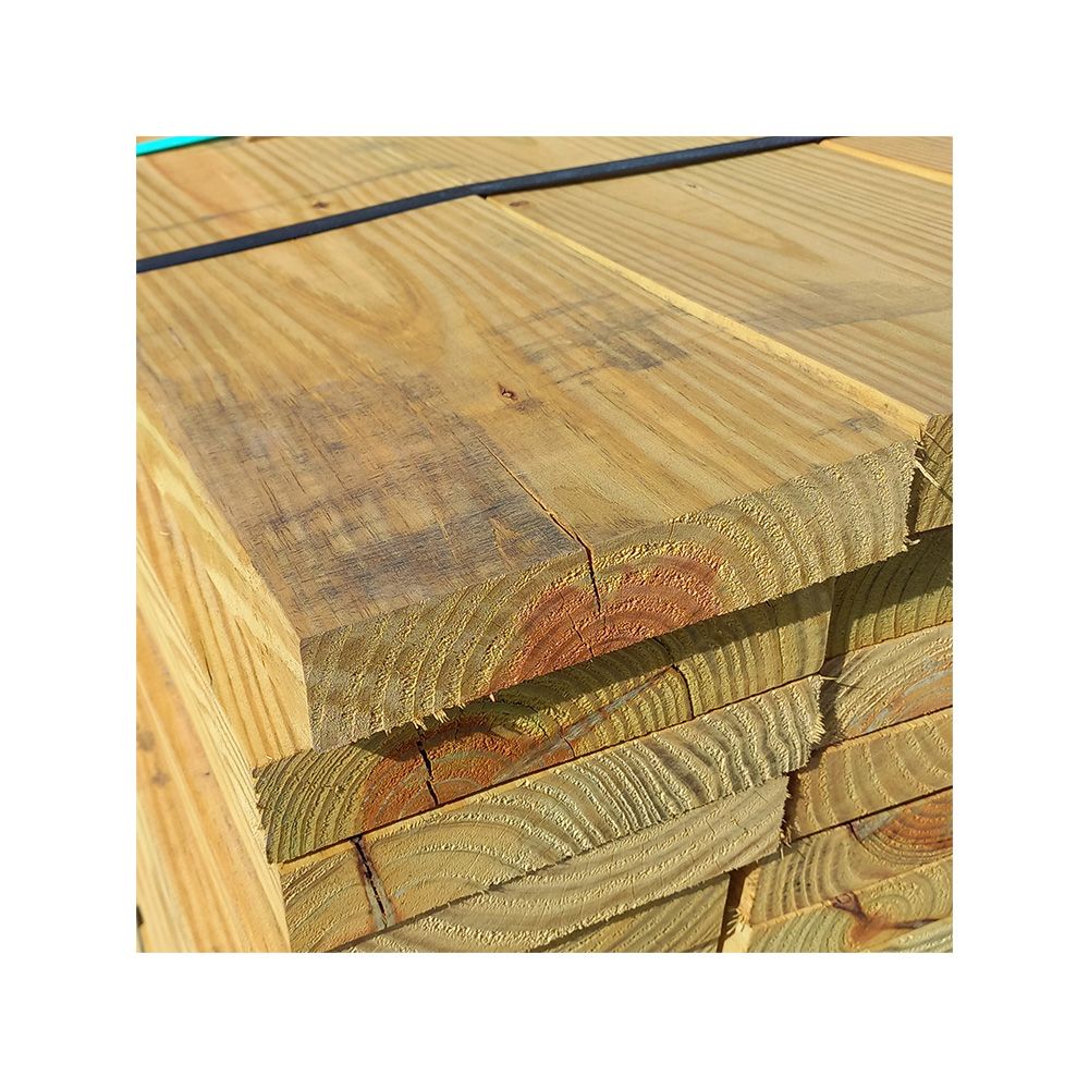1-Ply Treated Pine 2 In X 10 In X 16 Ft