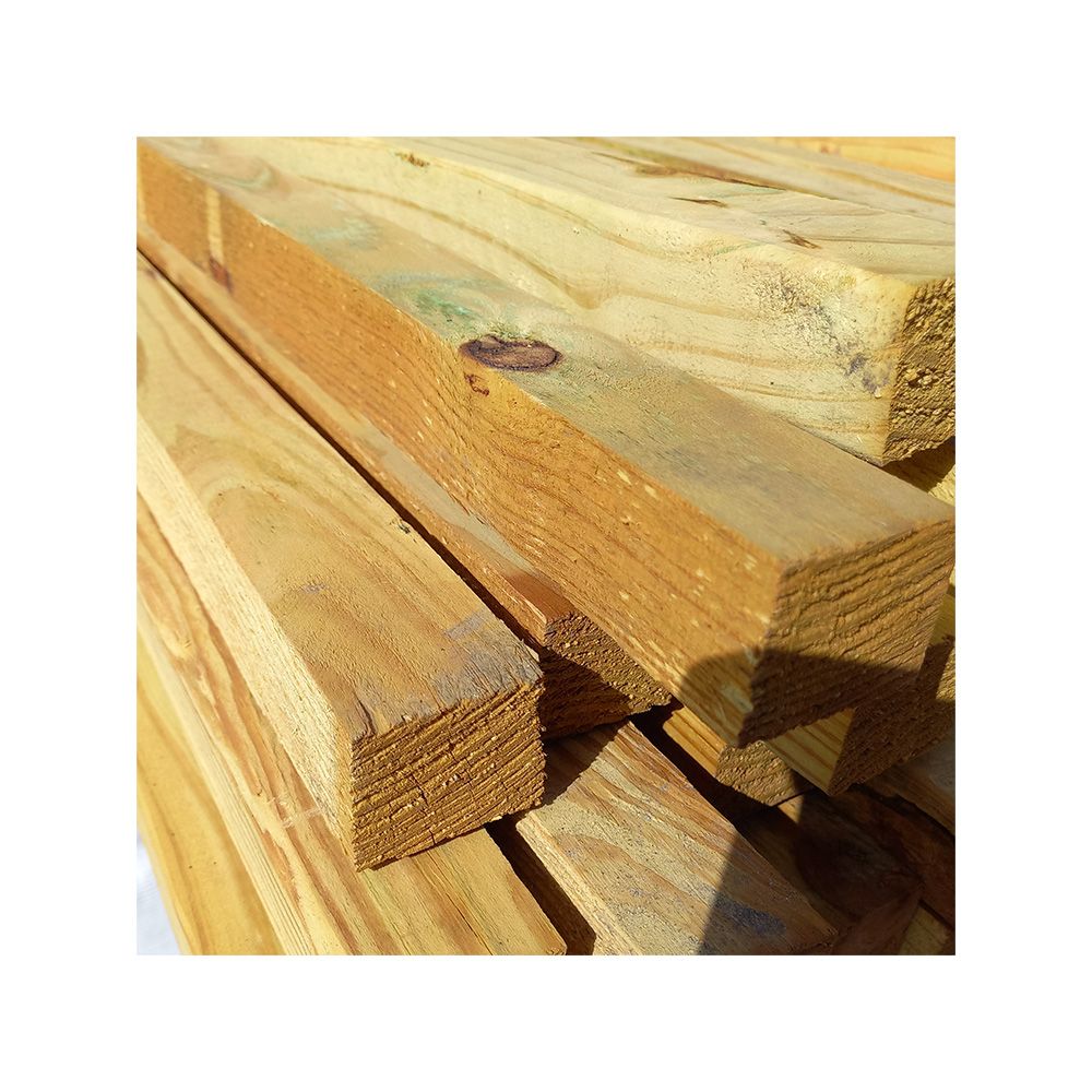 1-Ply Treated Pine 2 In X 2 In X 10 Ft