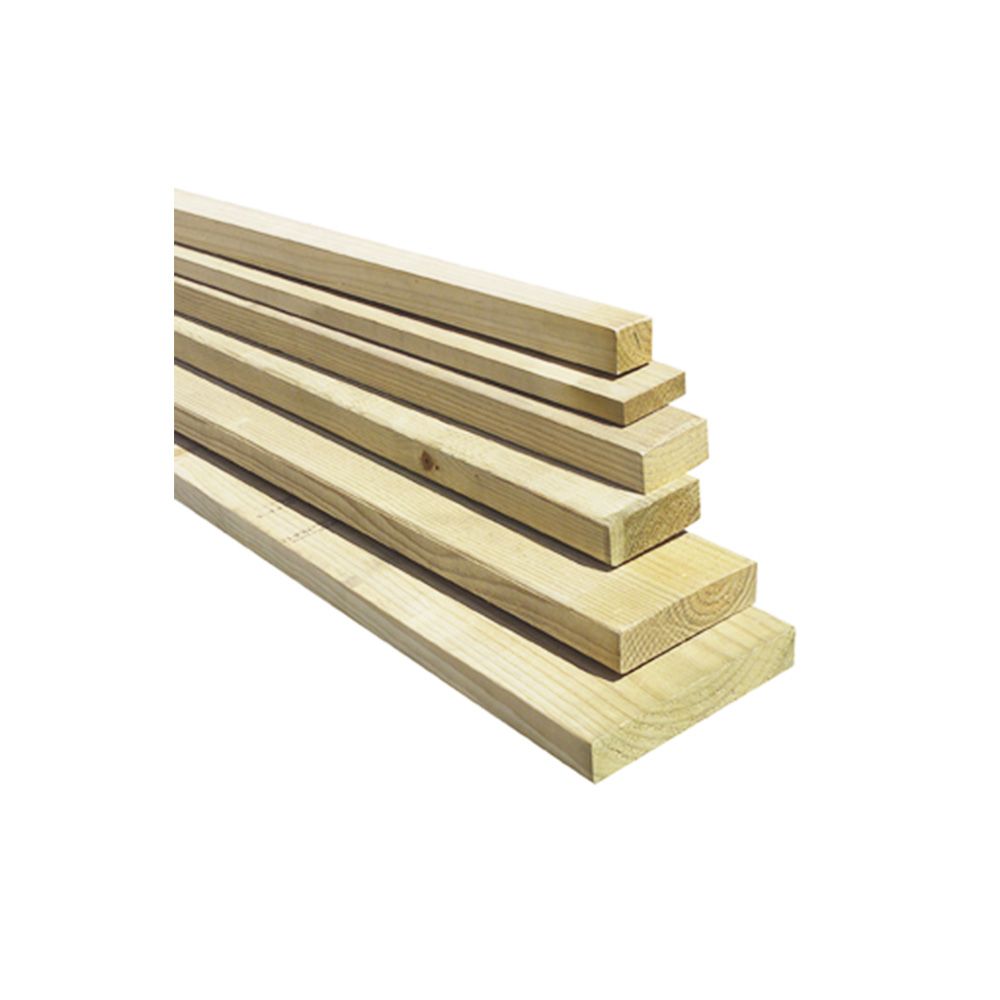 C Treated Pine 1 In X 4 In X 12 Ft