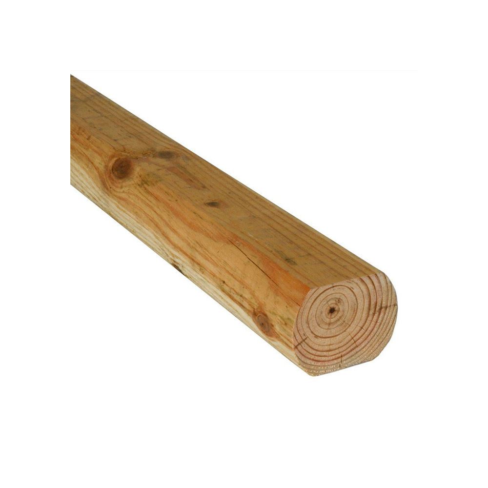Rounded Post Lumber 3 In