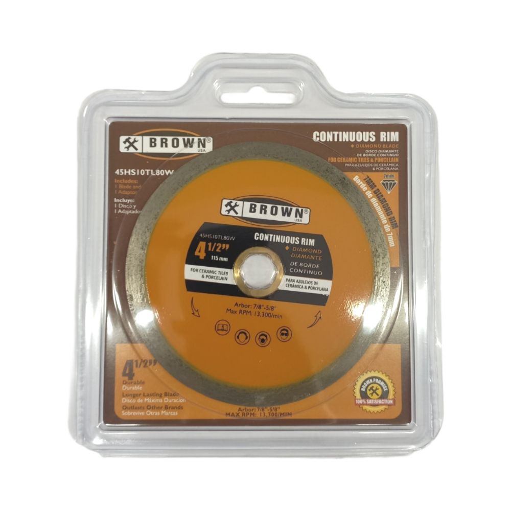 Diamond Blade 4.5 In X .07 In X 10 Mm