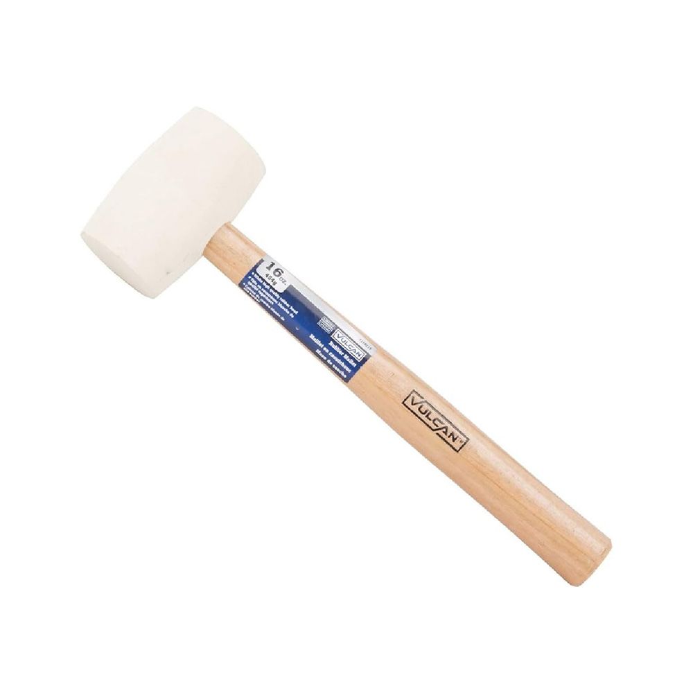 Rubber Mallet 16 Oz Wht