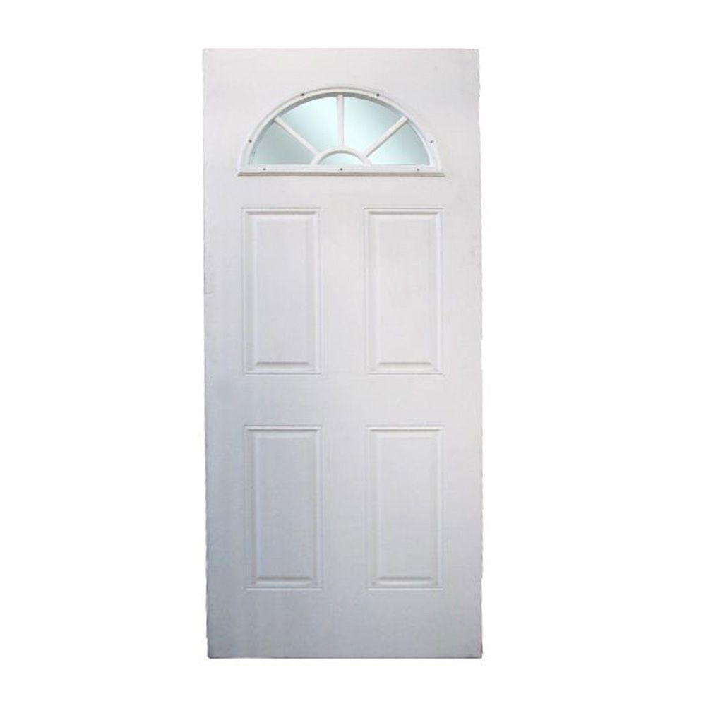 Fiberglass Cathedral Door 36 In