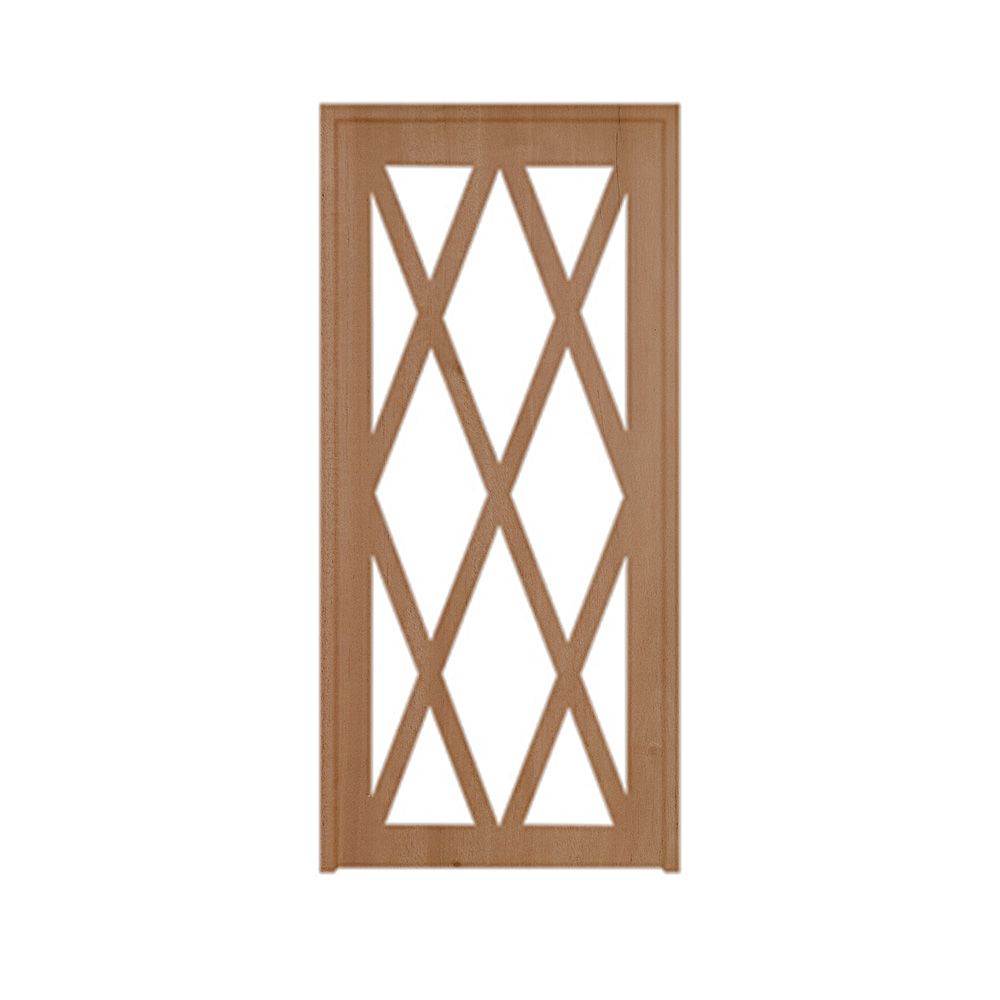 Mahogany Diamante Frosted Door 32 In X 80 In