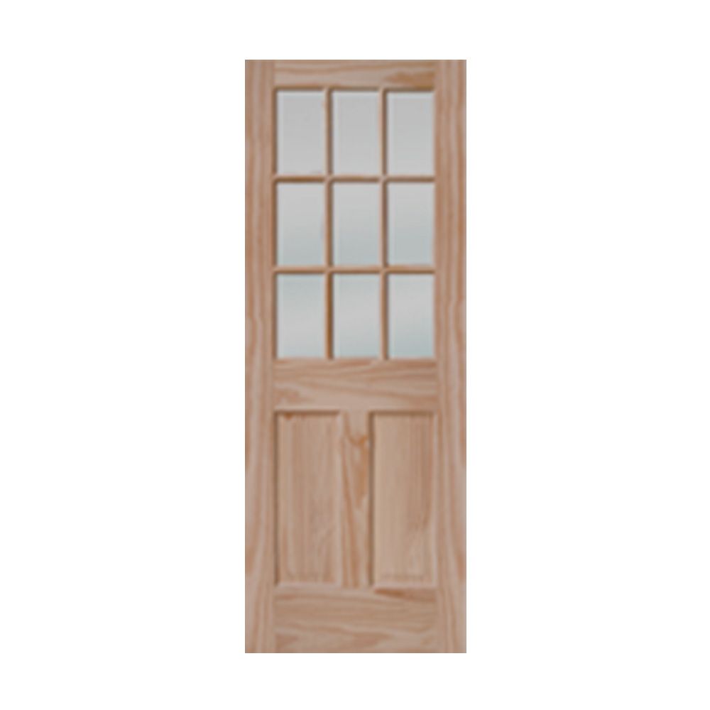 Mahogany French Half Door 36"X80"X1 3/4"