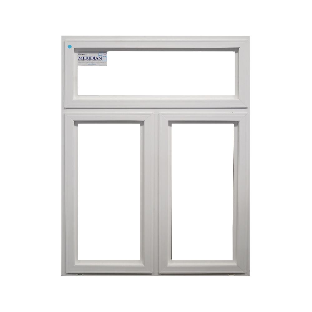Meridian 2Spo 1Tpo Pvc No Grid Casement Window 36"X50"