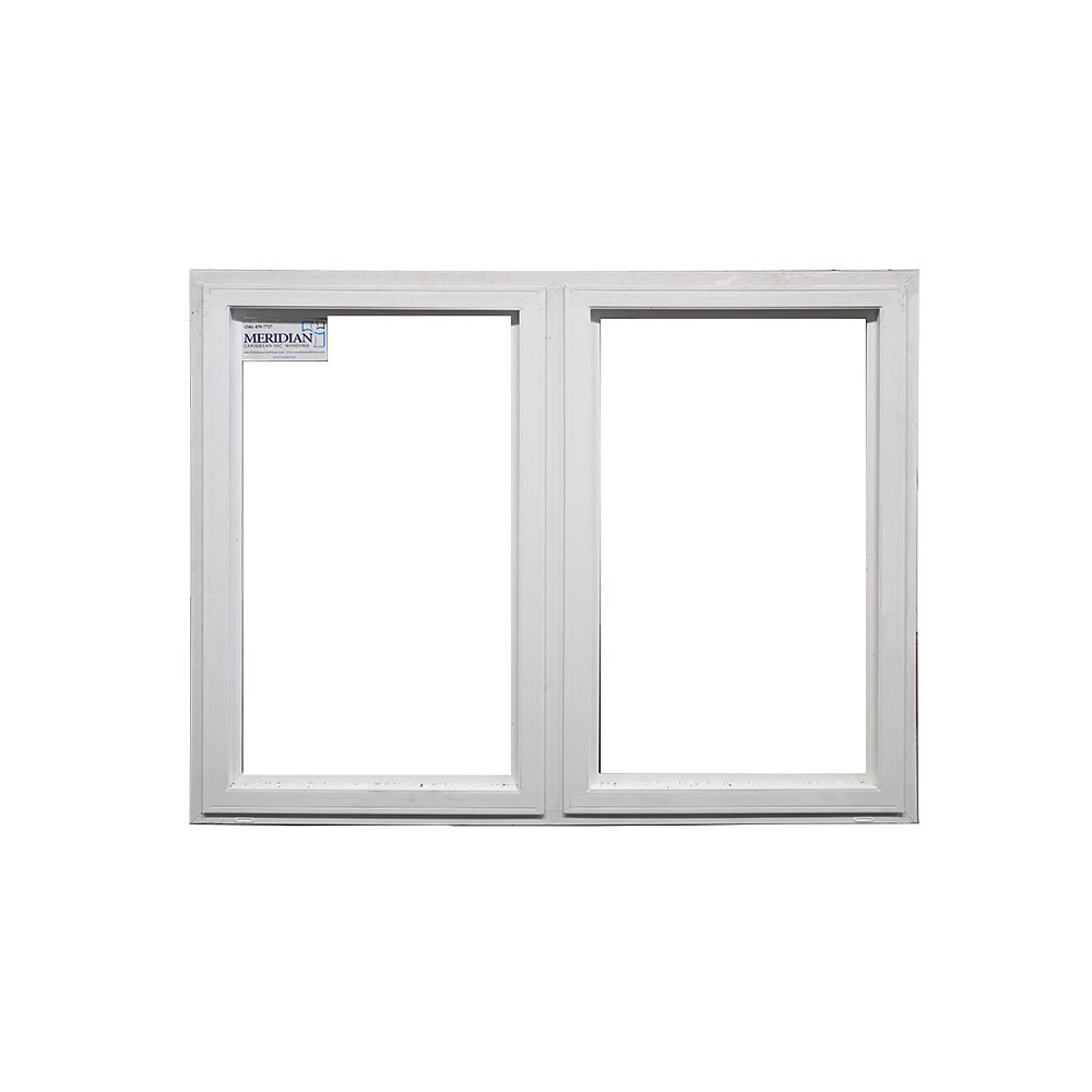 Meridian 2Spo Pvc No Grid Casement Window 48 In X 38 In