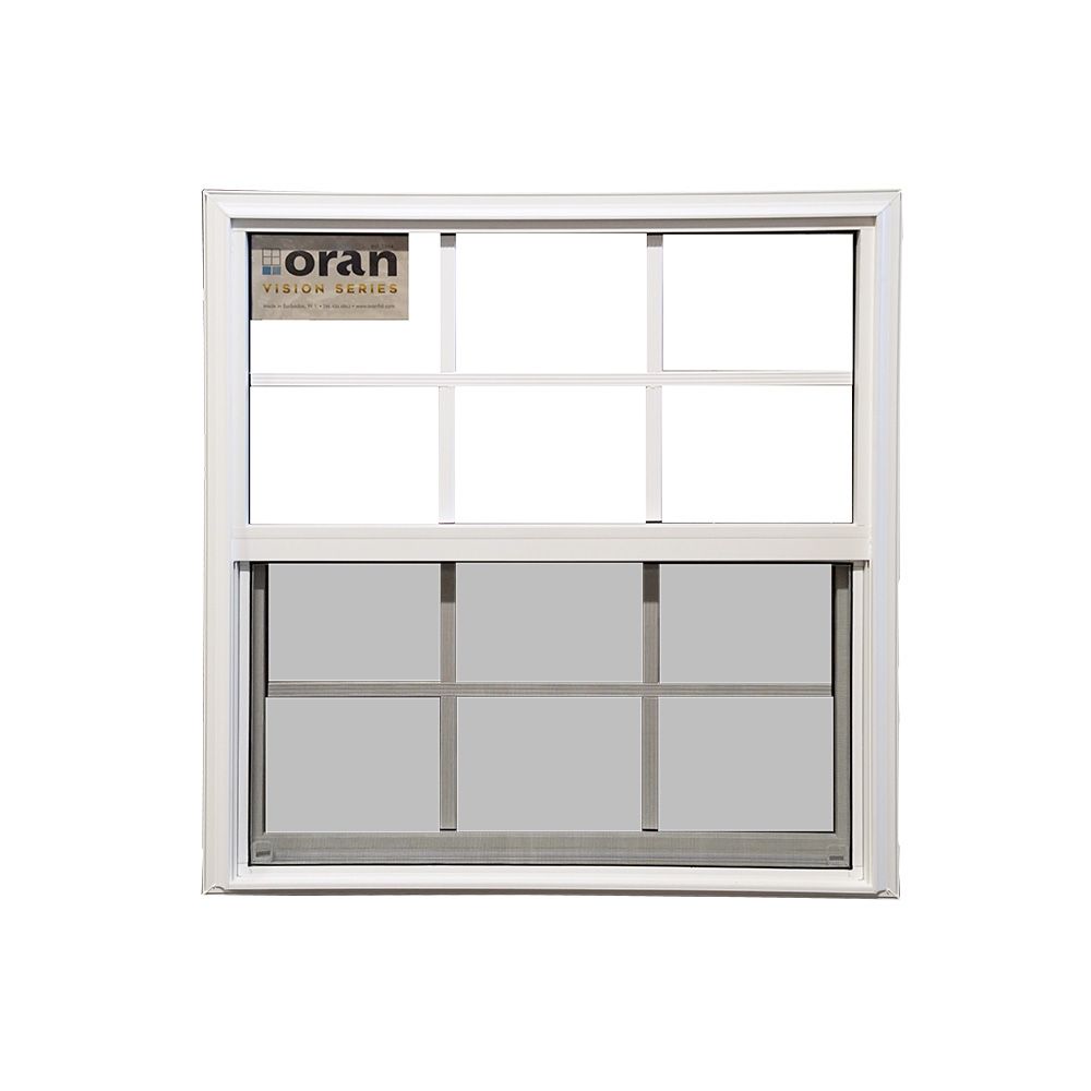 Oran Pvc Sash Window 36 In X 38 3/8 In Wht Vision