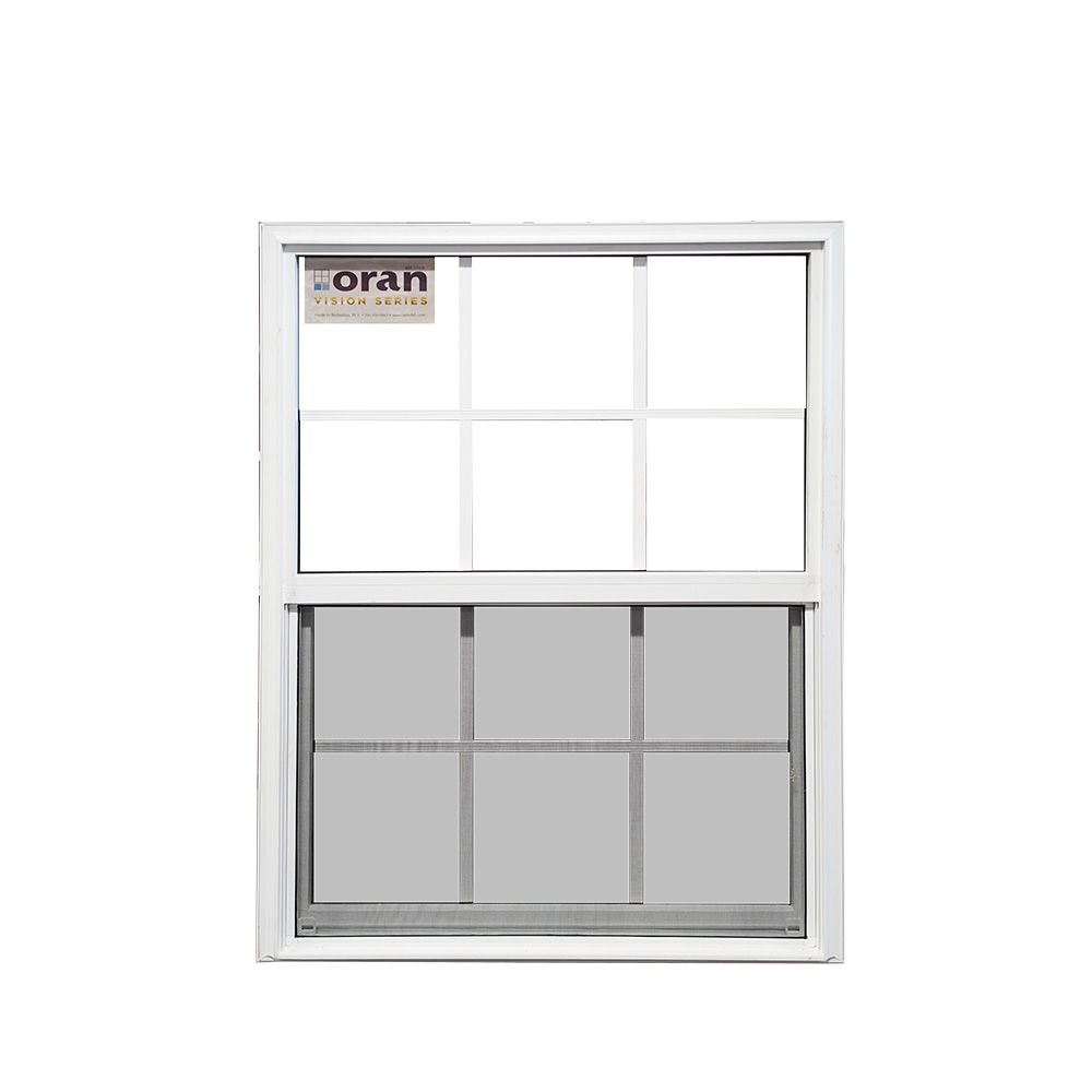 Oran Pvc Sash Window 36 In X 50 5/8 In Wht Vision