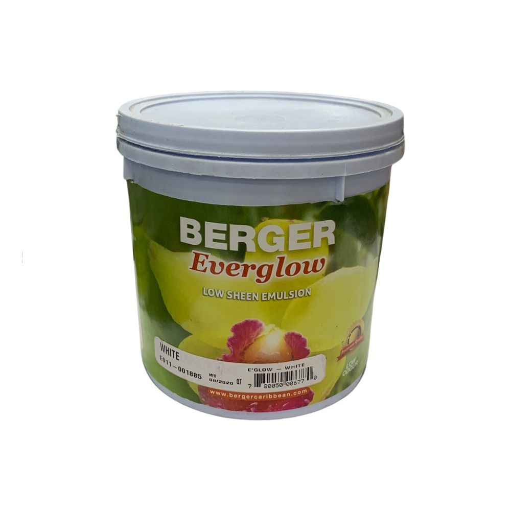 Berger Paints Everglow 1 Qt Wht