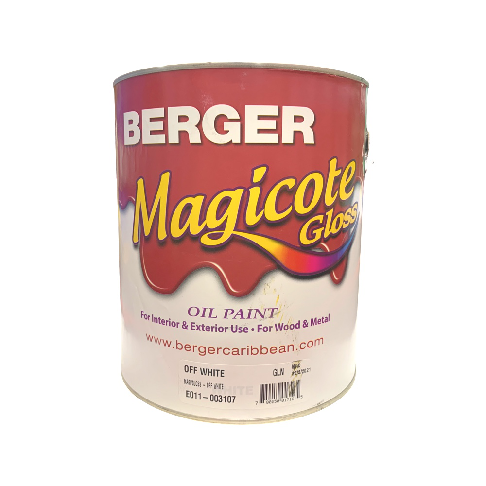 Berger Paints Magic Oil Gloss 1 Gl Off Wht