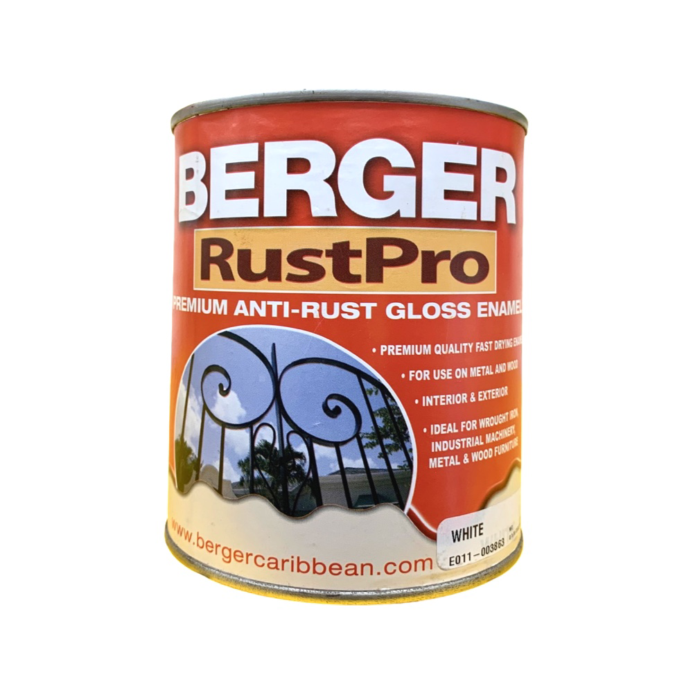 Berger Paints Rustpro 1 Qt Wht