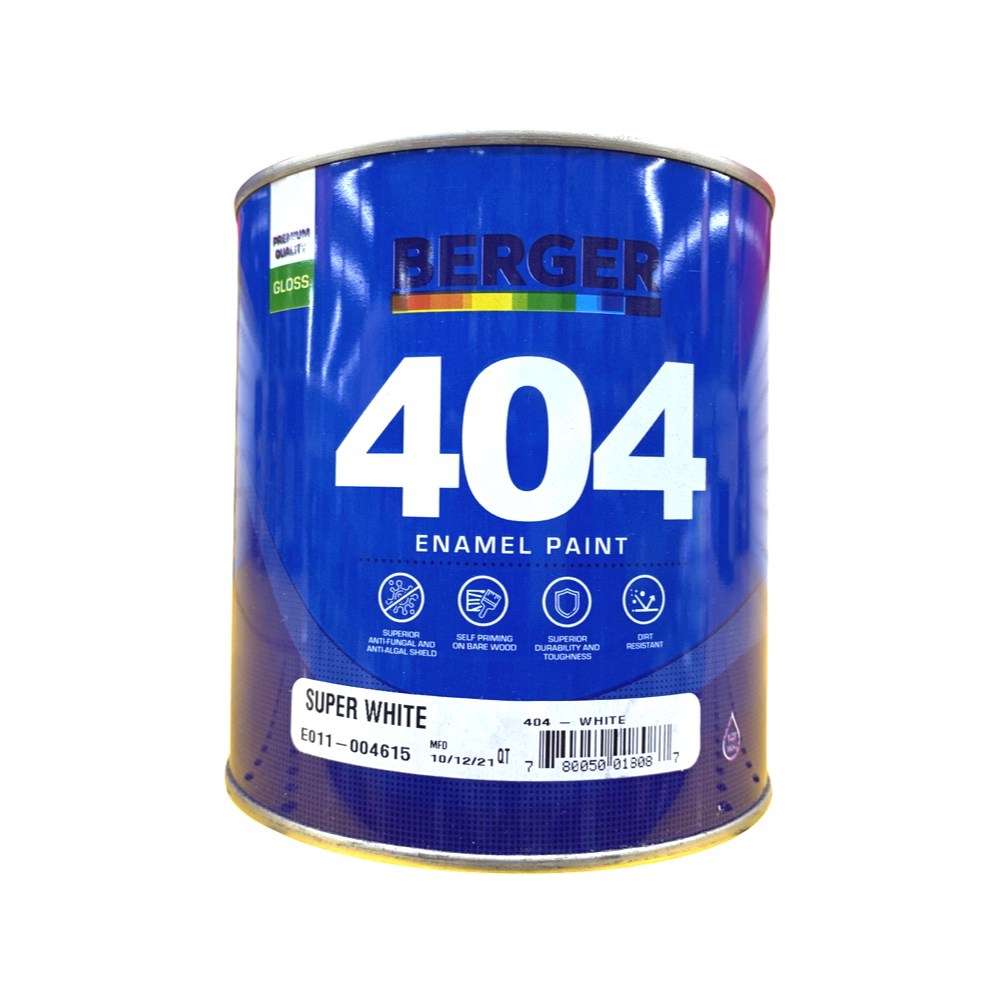 Berger Paints 404 1 Qt Wht