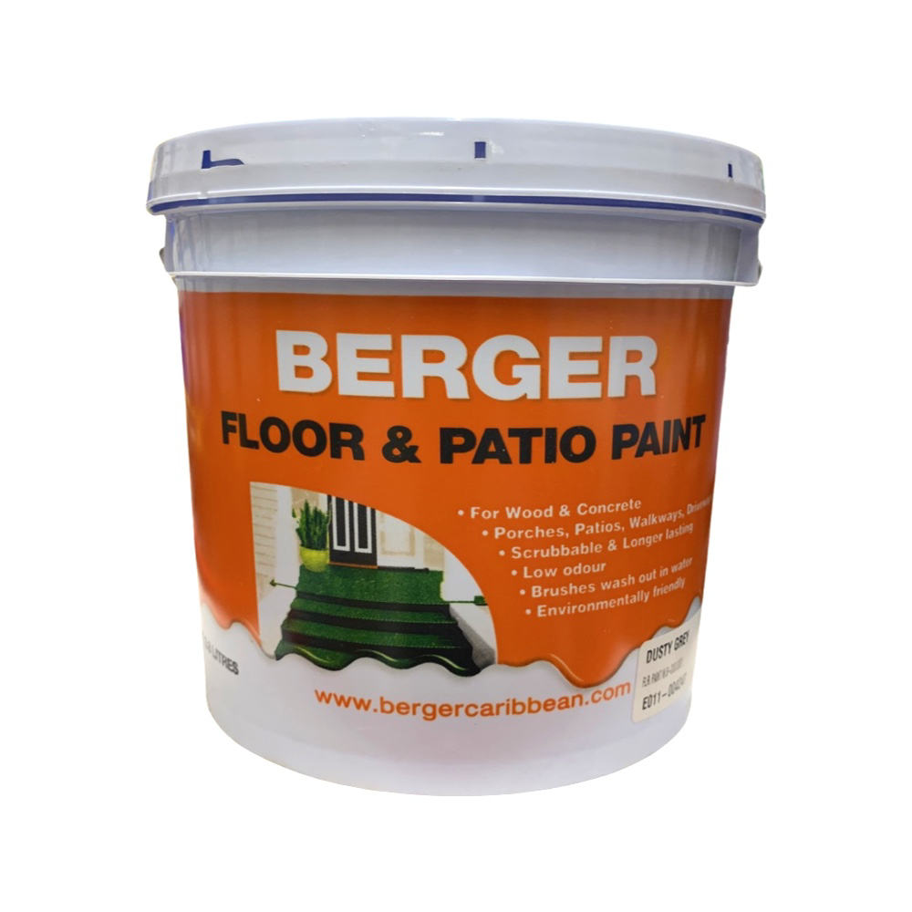 Berger Paints Floor And Patio Paint 1 Gl