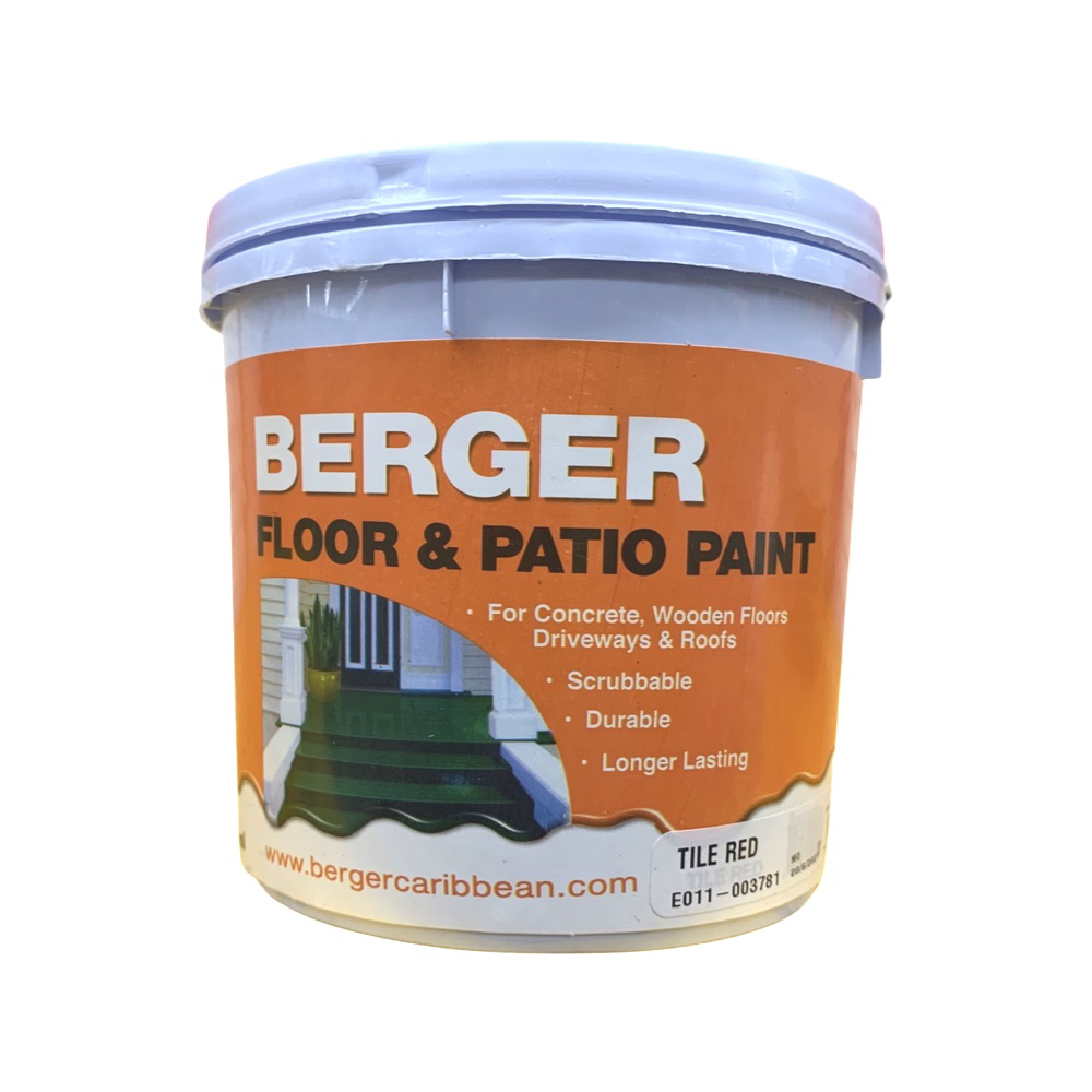 Berger Paints Floor And Patio Paint 1 Qt