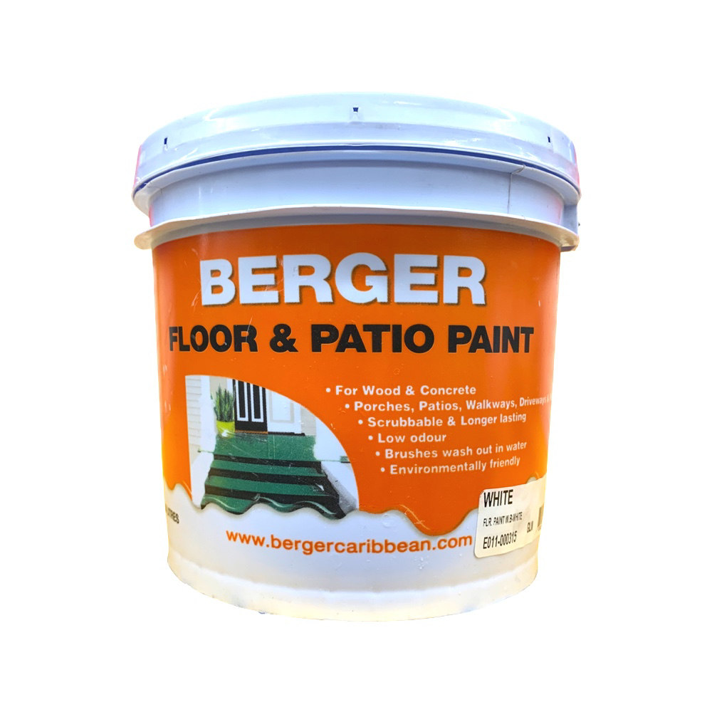 Berger Paints Floor And Patio Paint 1 Gl