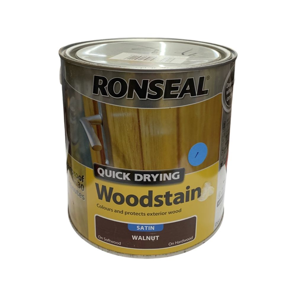 Ronseal Satin Wood Stain 2 1/2 Lt Walnut