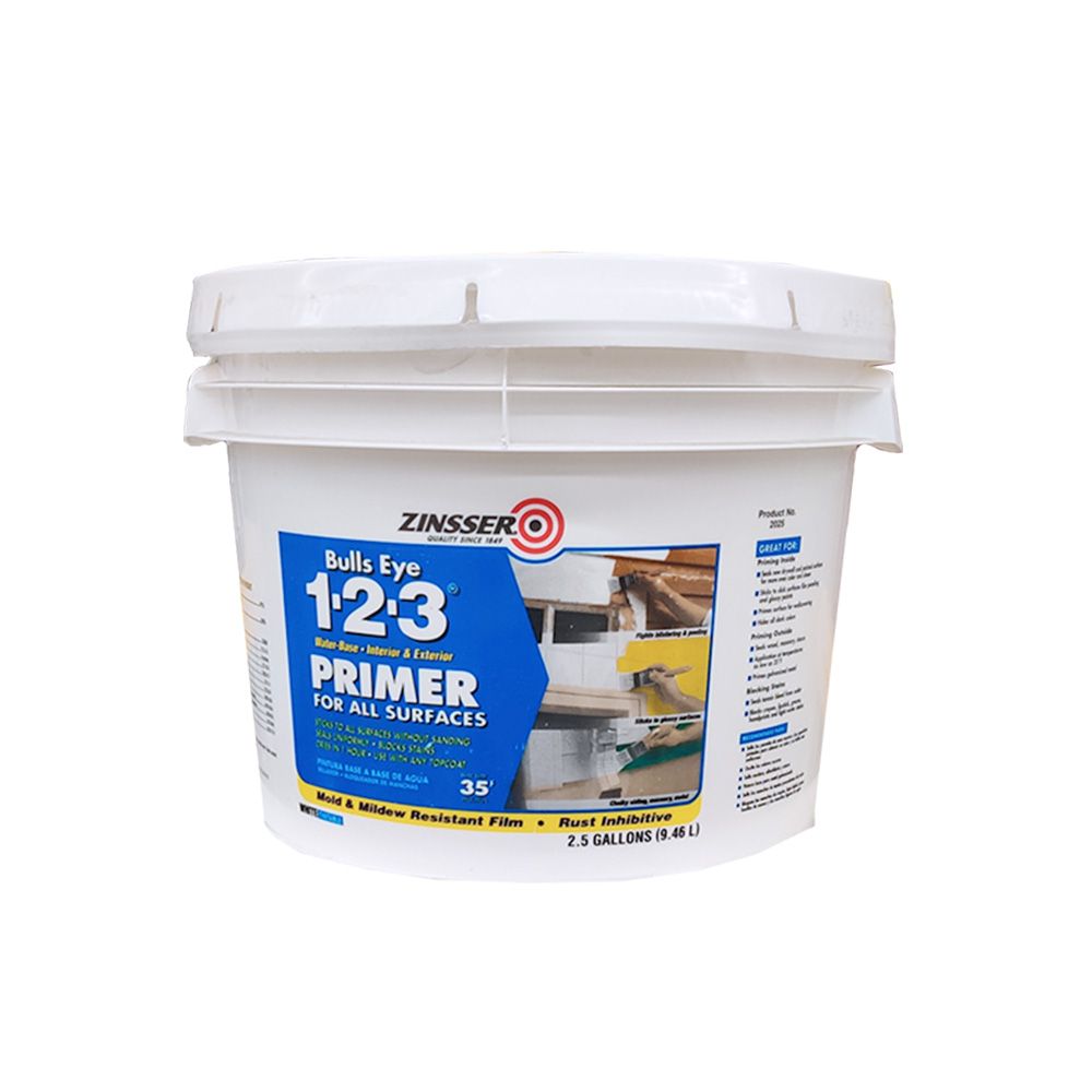 Rust-Oleum Zinsser 123A Primer 2 1/2 Gl Wht