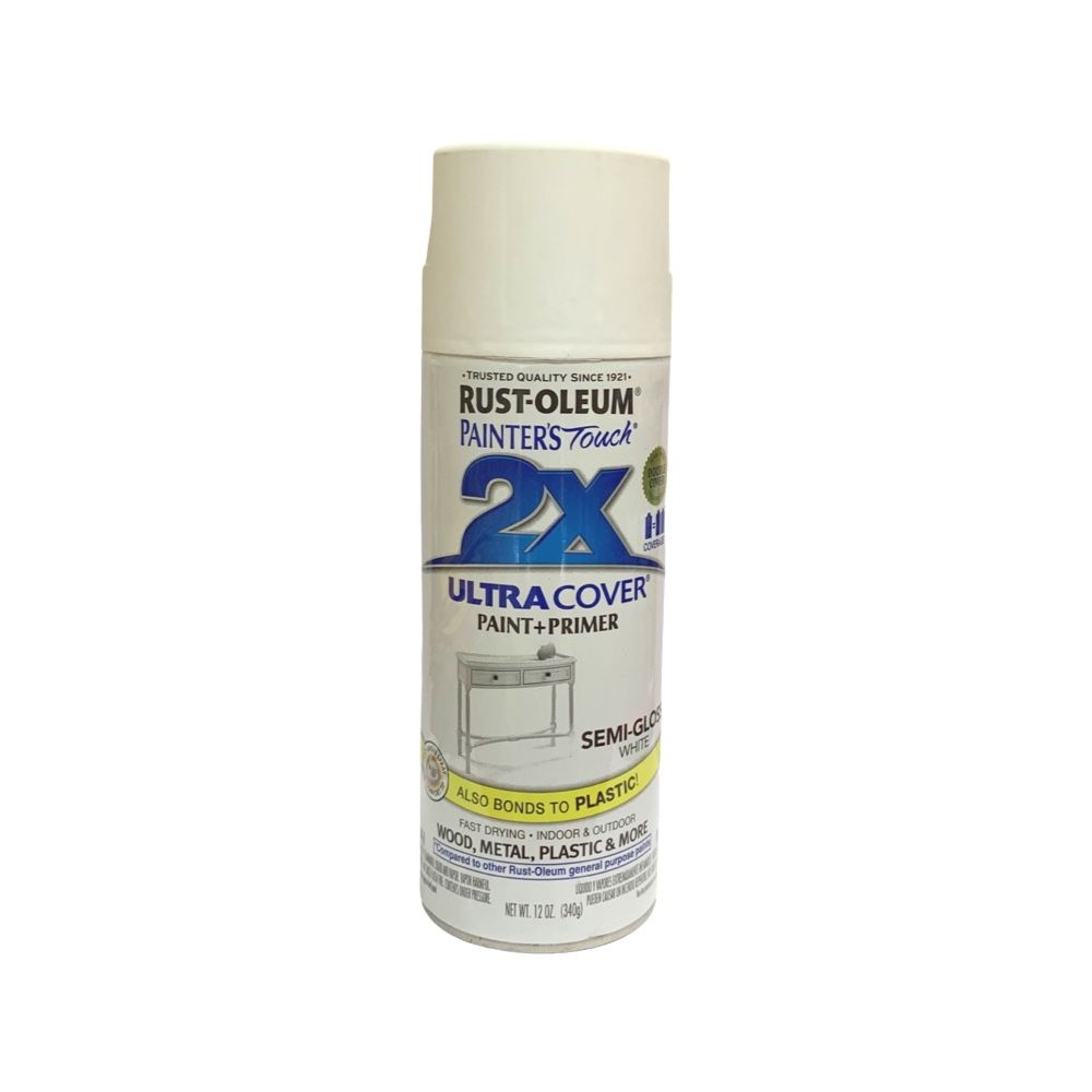 Rust-Oleum Semi-Gloss Spray Paint 12 Oz Wht