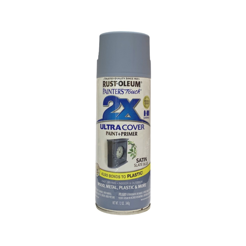 Rust-Oleum Satin Spray Paint 12 Oz Slt Blu