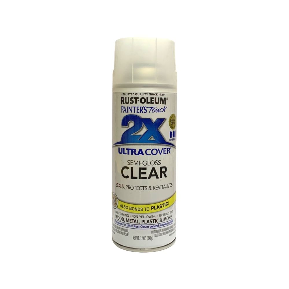 Rust-Oleum Semi-Gloss Spray Paint 12 Oz Clr