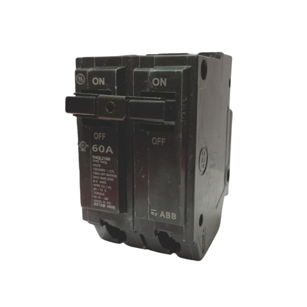 General Electric 60 Amp 2 Pole Breaker 1 In