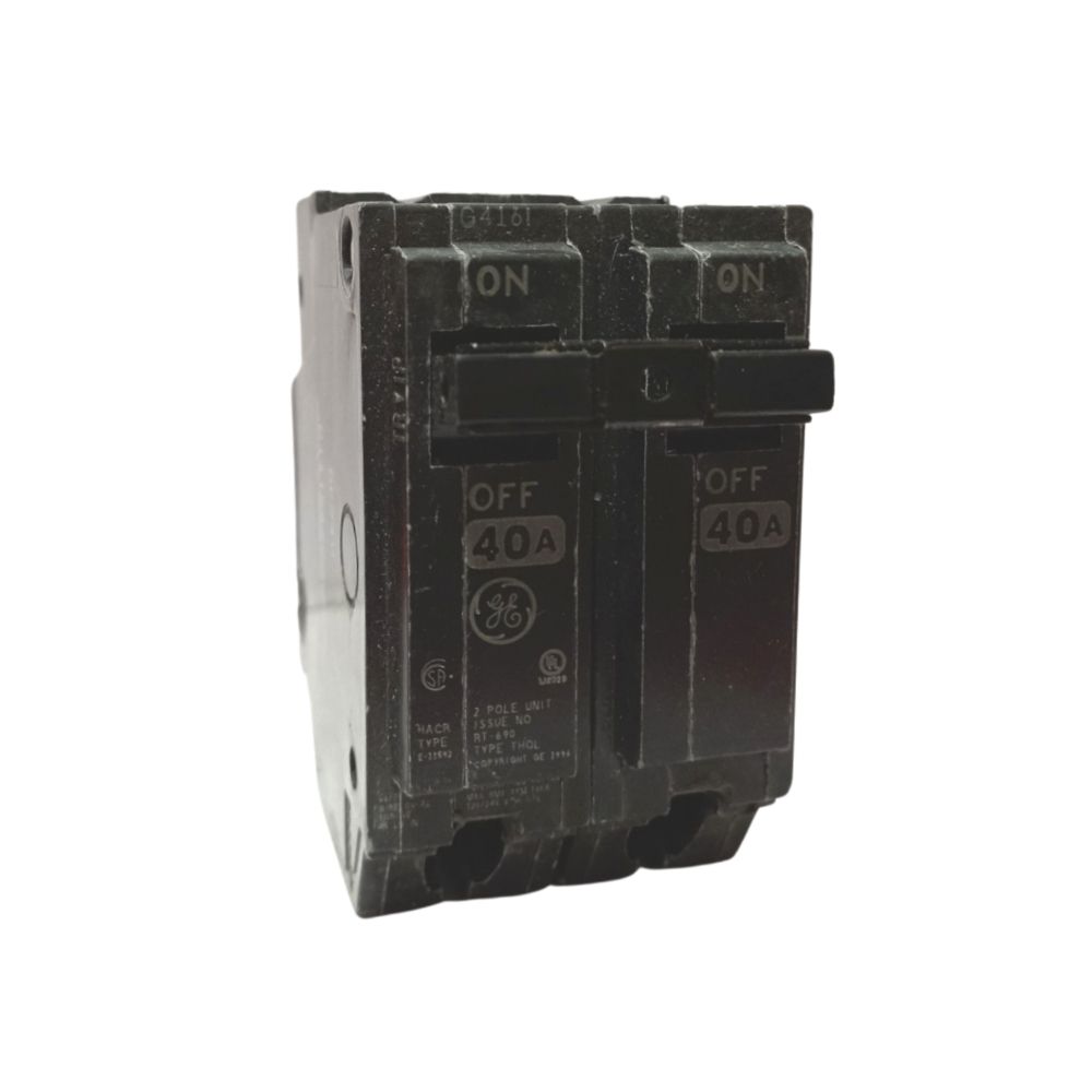 General Electric 40 Amp 2 Pole Breaker 1 In
