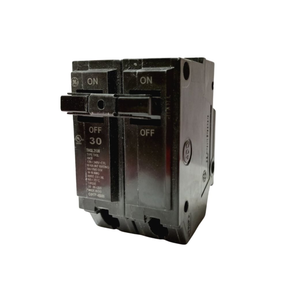 General Electric 30 Amp 2 Pole Breaker 1 In