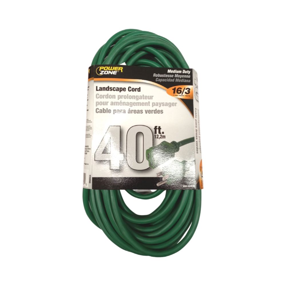 16/3 Extension Cord 40 Ft Grn