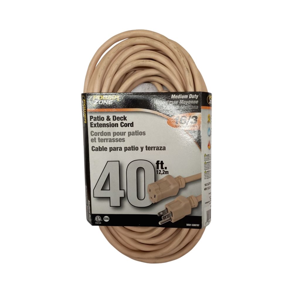 16/3 Extension Cord 40 Ft Bei