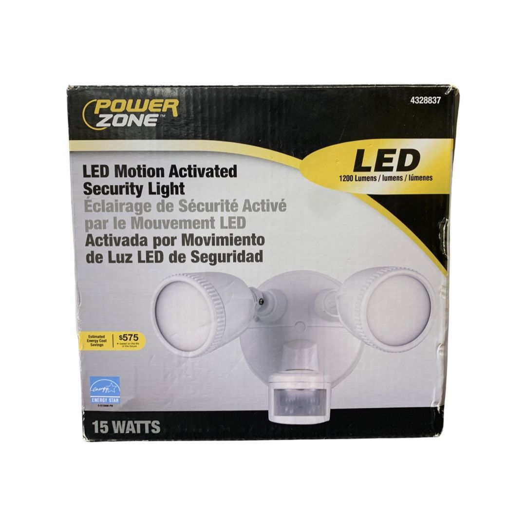 1200L 2 Light Security Led Wht