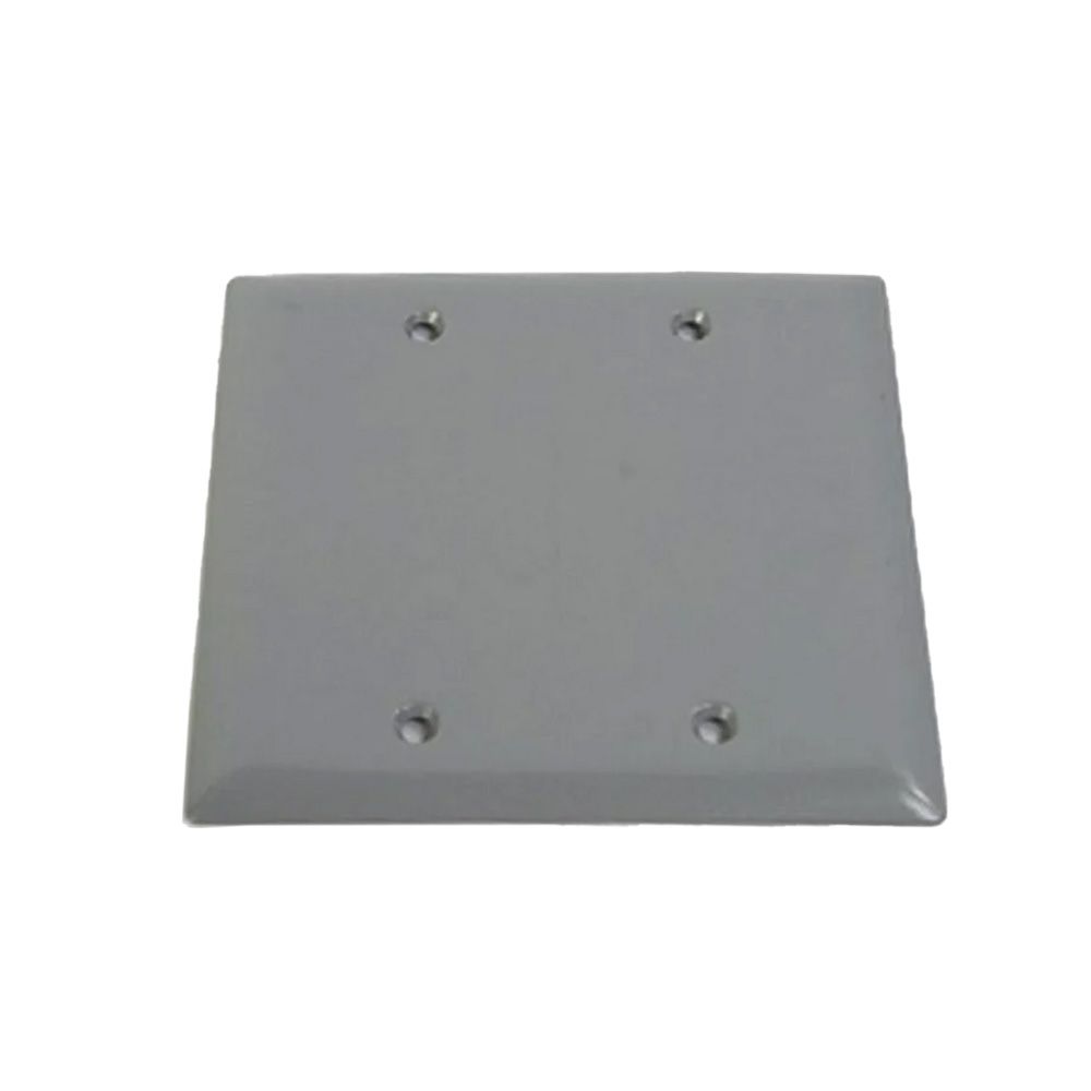 Blank Cover 4 In X 4 In Gry