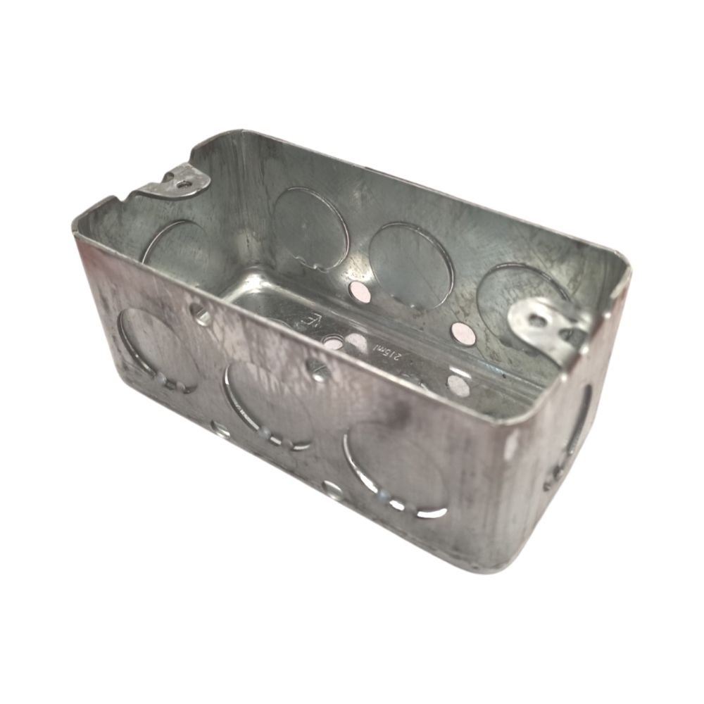 BOX PLUG 4X2 METAL 2 1-8"