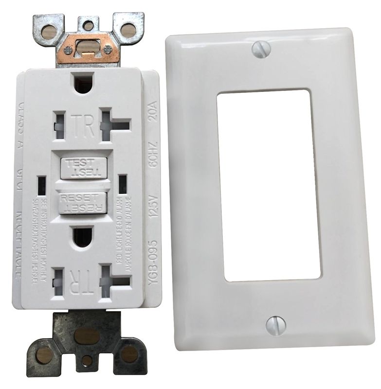 20A Tamper-Resistant Gfci Receptacle Wht
