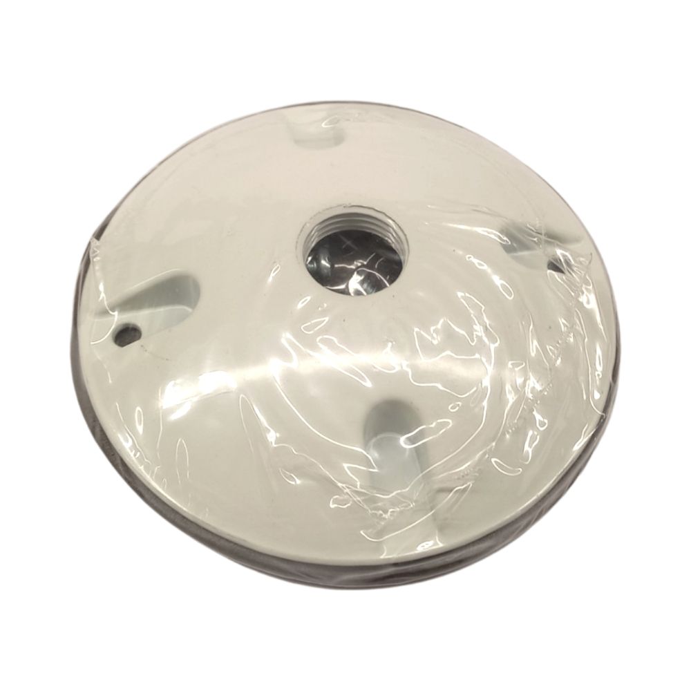 Round 1 Hole Cover 1/2 In Wht