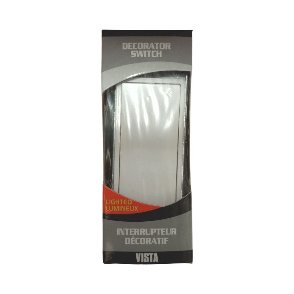 1G1P Decora Lighted Switch Wht