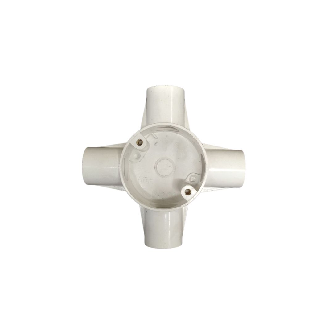 4-Way Intersection Electrical Box 25 Mm