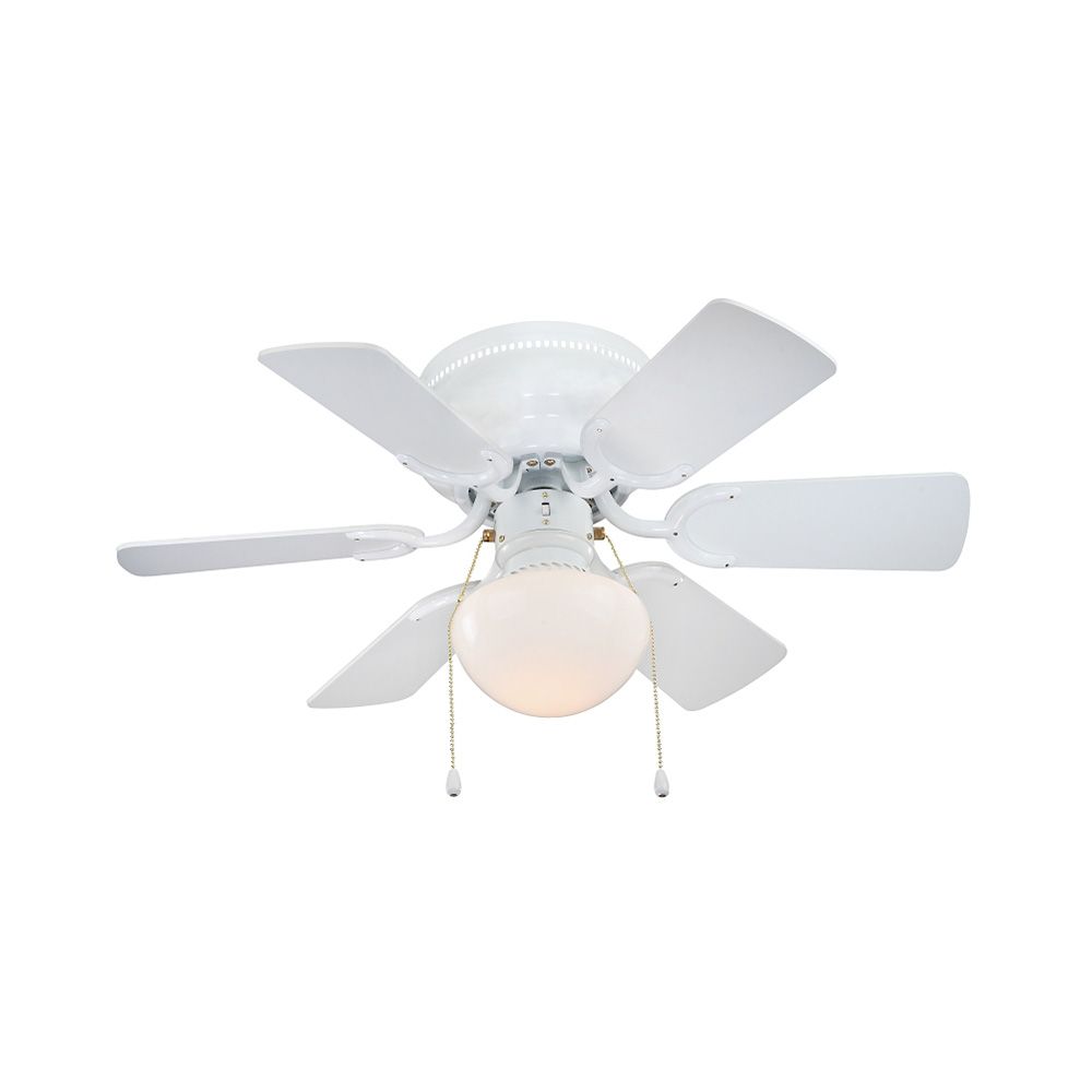 Boston Harbor Ceiling Fan 30 In 3-Speed Wht