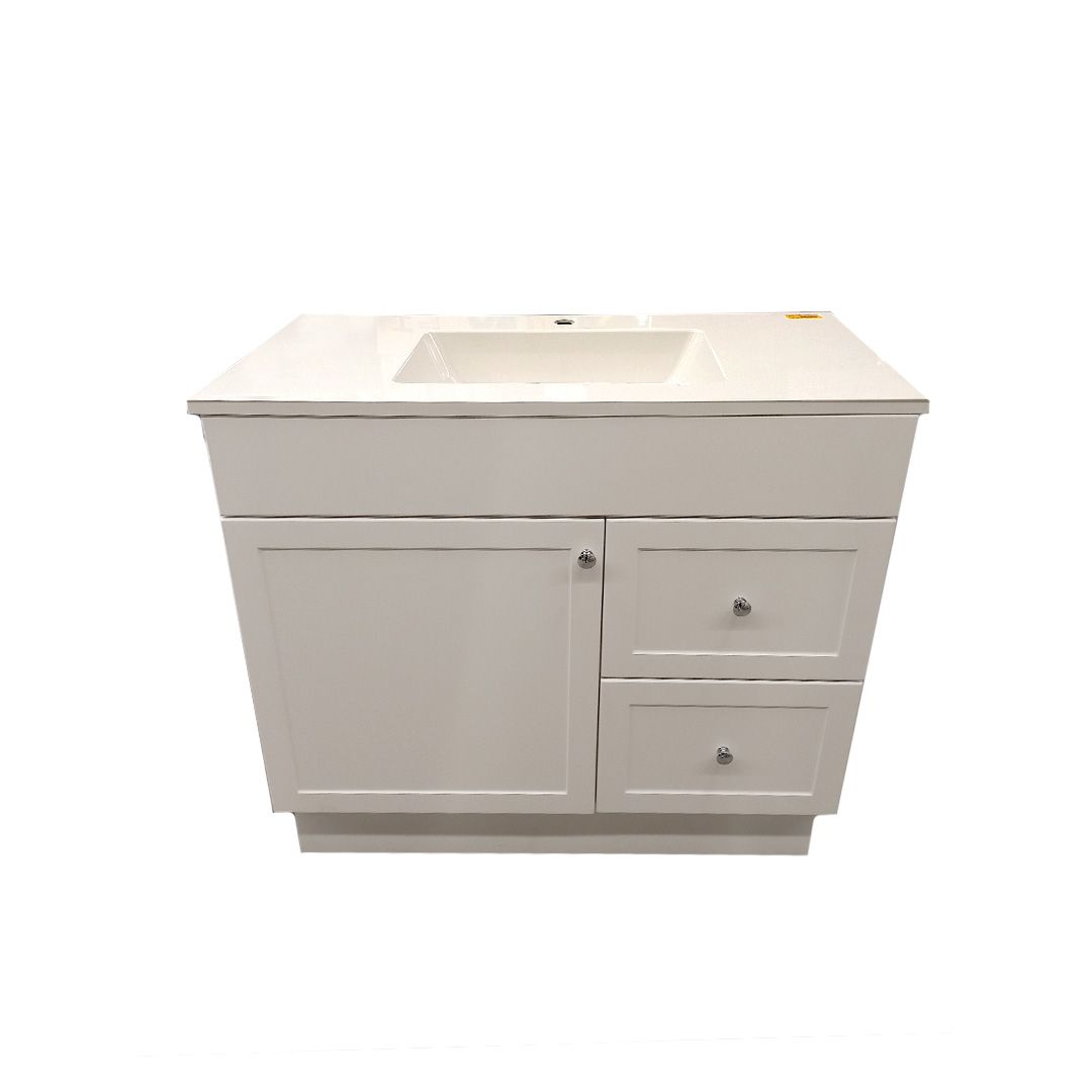 Vanity Smc White 37"X19"X33.75"