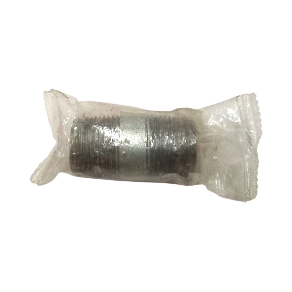 Galvanized Barb Nipple 0.75 In X 2 In