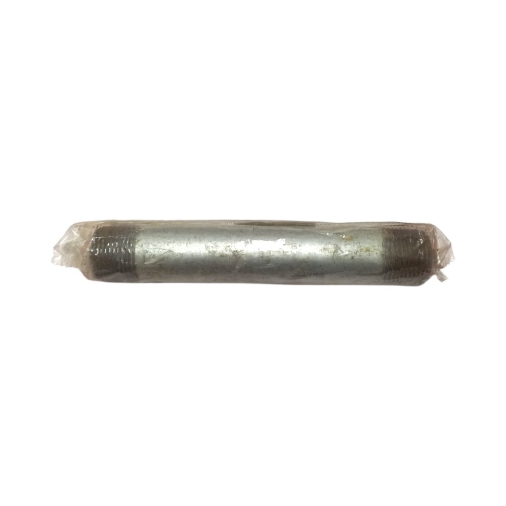 Galvanized Barb Nipple 0.75 In X 6 In