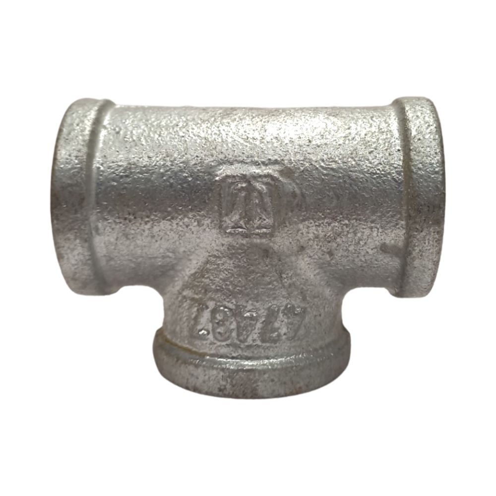 Galvanized Banded Tee 1 In