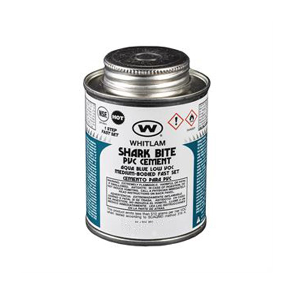 Whitlam Shark Bite Pvc Cement 16 Oz