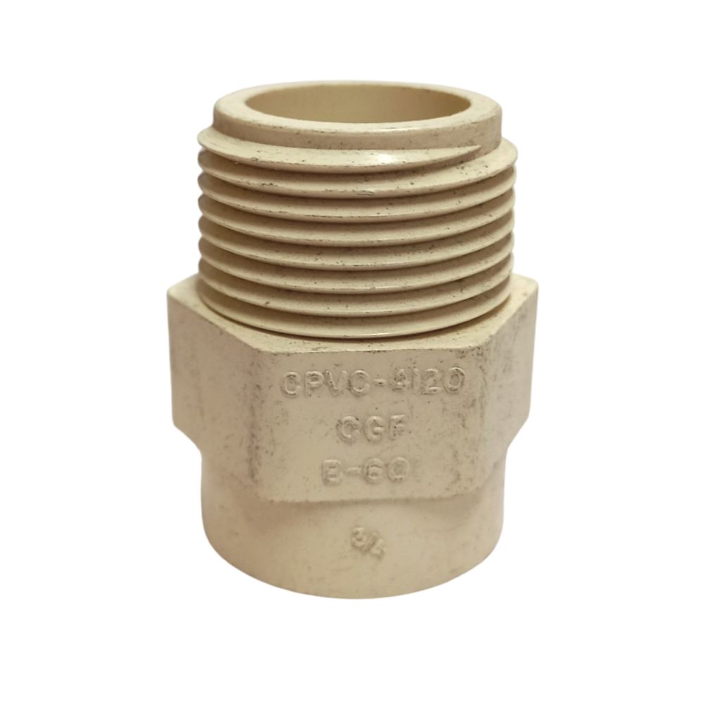 Cpvc Male Adaptor 3/4 In