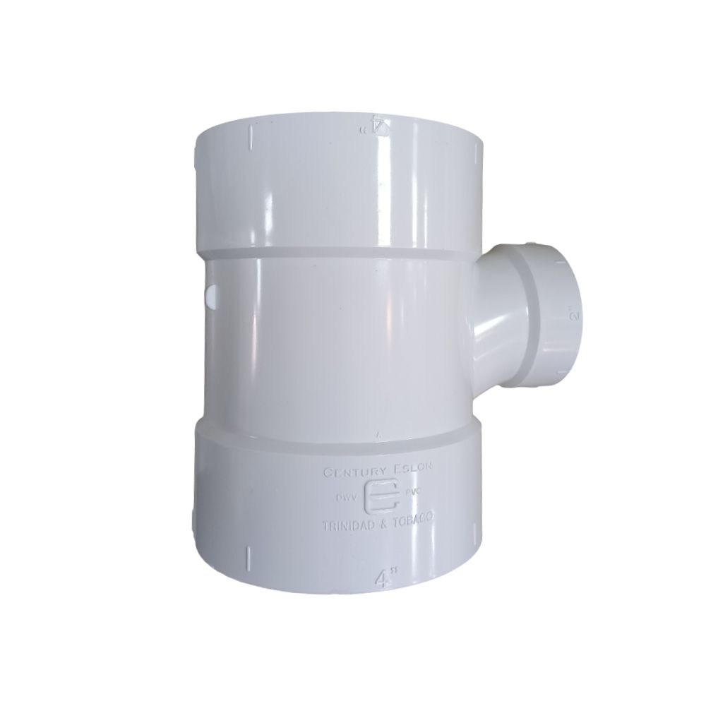 Dwv Sanitary Tee 4 In X 4 In X 2 In