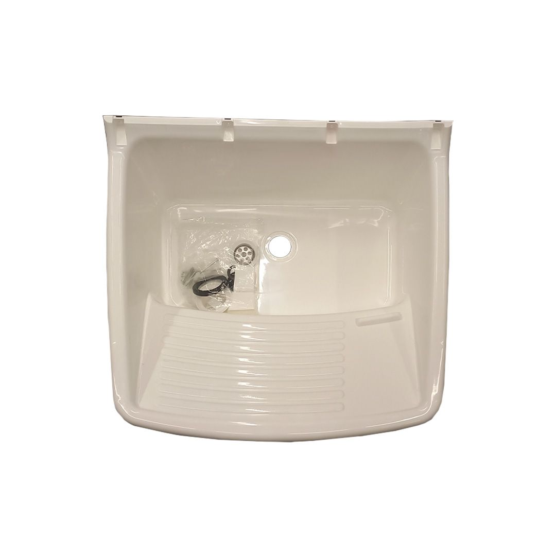 LAUNDRY TUB WALL W/SCRUB BR